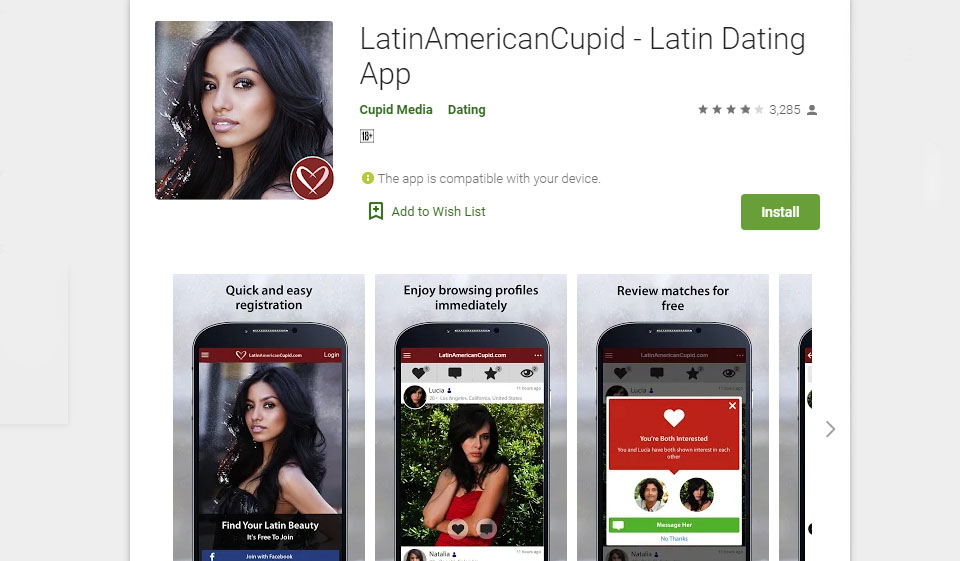 Gratis español latinamericancupid iniciar sesion en Latin Dating