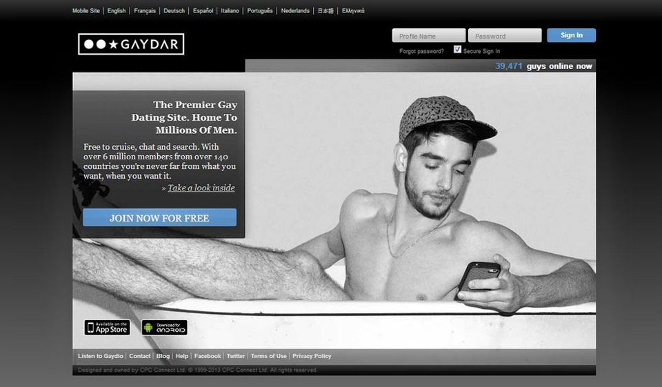 New Gaydar Site