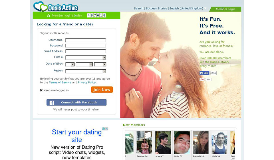 Oasis Dating Site