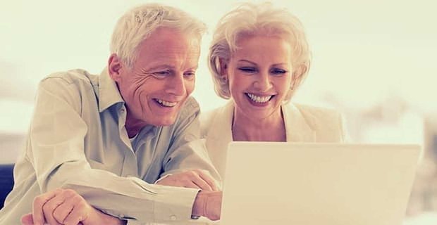 Senioren werden zur größten Gruppe, um Online-Dating-Sites zu nutzen