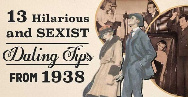 13 consejos divertidos y sexistas para citas de 1938