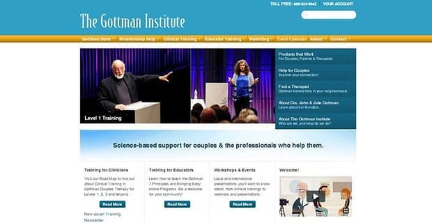 De app van het Gottman Institute voor stellen die sterke relaties willen opbouwen