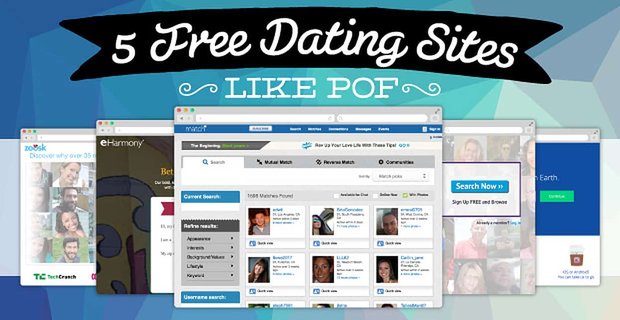5 gratis datingsites zoals POF