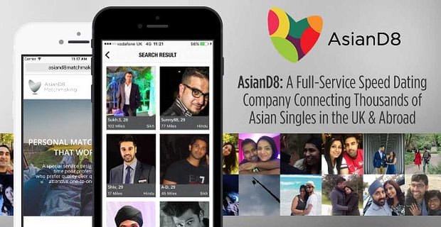 AsianD8: firma oferująca pełen zakres usług szybkich randek, łącząca tysiące azjatyckich singli w Wielkiej Brytanii i za granicą