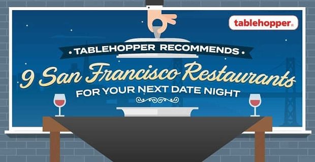 Tablehopper consiglia 9 ristoranti di San Francisco per il tuo prossimo appuntamento serale o occasione speciale