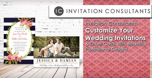 Consultores de invitaciones: personalice sus invitaciones de boda y otras tarjetas con hermosos diseños profesionales