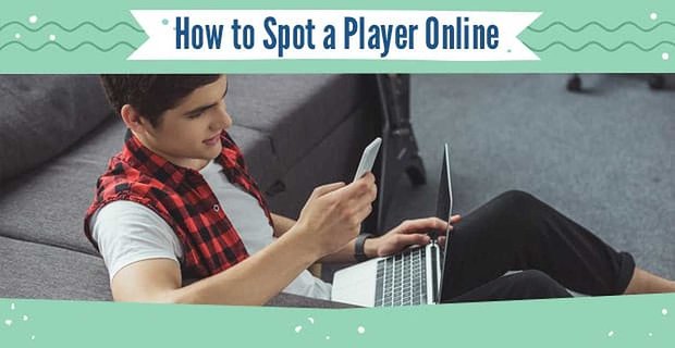 Een speler spotten tijdens online daten
