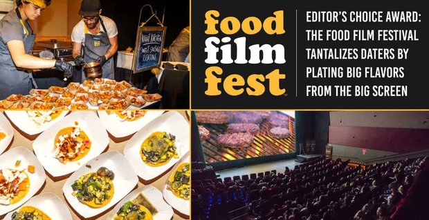 Premio a la elección del editor: el festival de cine gastronómico seduce a las personas que se citan al ofrecer grandes sabores desde la pantalla grande