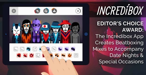 Nagroda Editor’s Choice: aplikacja Incredibox tworzy miksy beatboxowe, które będą towarzyszyć wieczorom randkowym i specjalnym okazjom