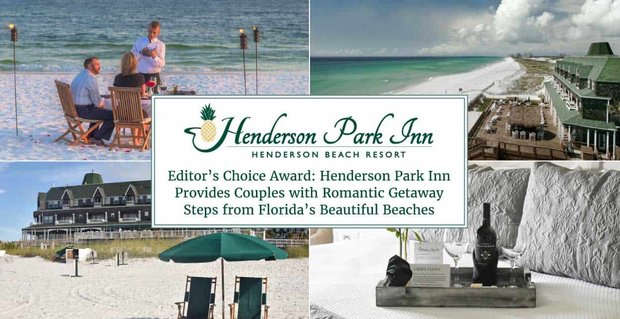 Premio Editor’s Choice: Henderson Park Inn offre alle coppie una fuga romantica a pochi passi dalle bellissime spiagge della Florida