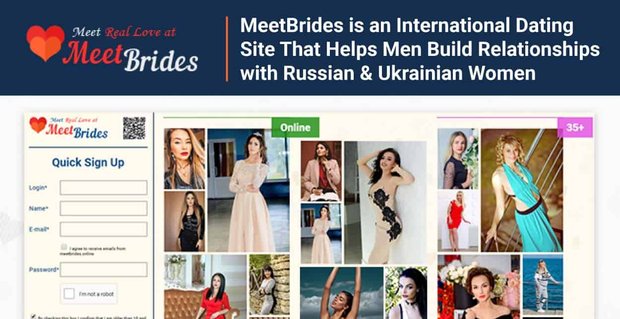 MeetBrides est un service de rencontres international qui aide les hommes à établir des relations avec des femmes russes et ukrainiennes