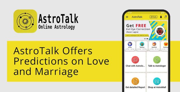 AstroTalk offre previsioni e guida su amore e matrimonio da più di 500 astrologi professionisti