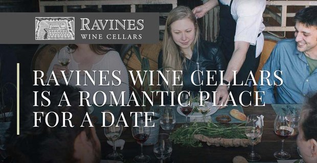 Ravijnen wijnkelders kunnen een romantische achtergrond bieden voor een date